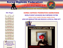 Tablet Screenshot of haemukwan.com
